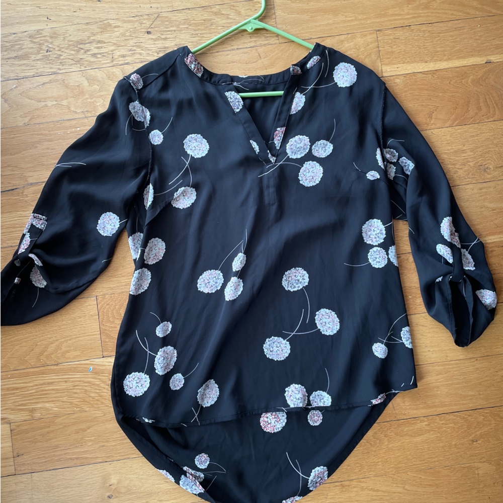 Daniel Rainn black blouse